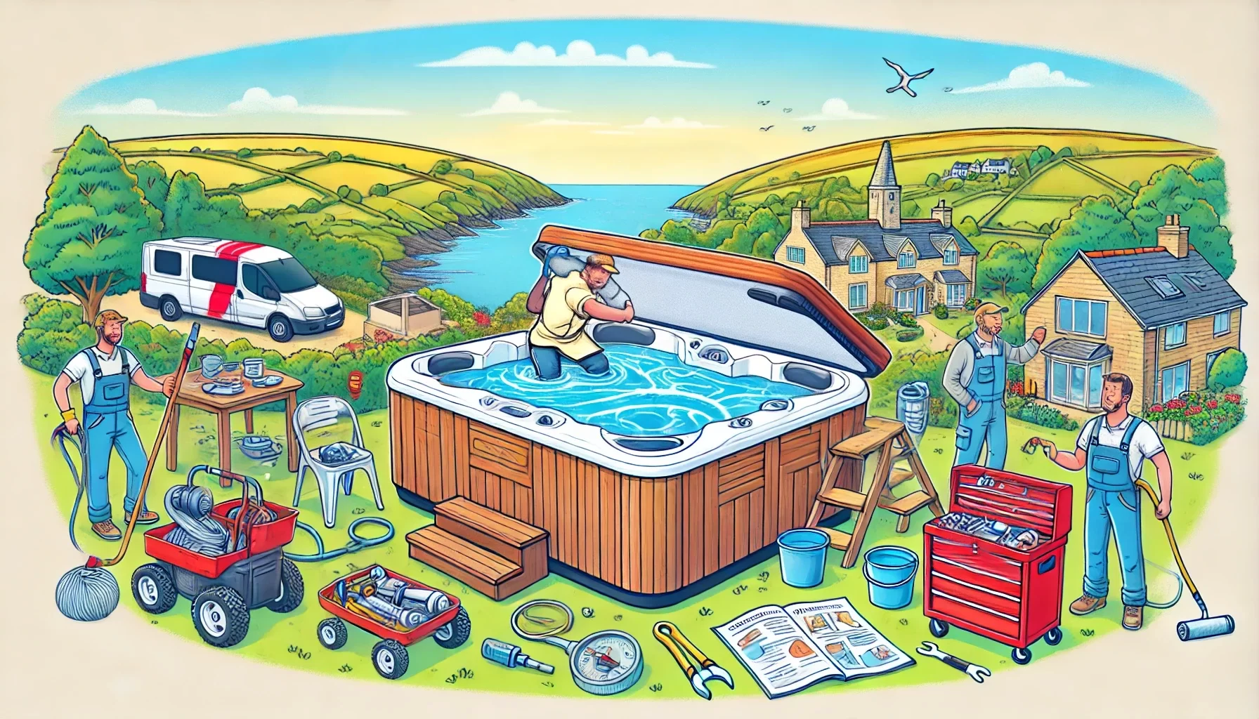 Repairing Hot Tubs in Cornwall Image